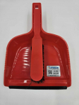 DUSTPAN & BRUSH SET - RED (STIFF BRISTLE)