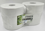 MAXI JUMBO TOILET ROLL - 400MT 3inchCORE 2PLY WHITE
