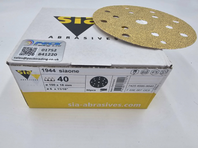 SIAONE 1944 150MM P40 15 HOLE SANDING DISC
